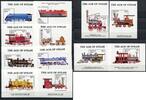 Briefmarken Bhutan 1990 Eisenbahn Trains Railways Block 225-236 Postfrisch MNH -