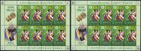 Briefmarken Berg-Karabach Nagorno Karabakh Fußball Soccer Pan-Armenische Spiele MNH -
