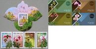 Briefmarken Vietnam 2023 Orchideen Orchids Blumen Flowers Pflanzen + Markenhefte MNH -