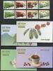 Briefmarken Vietnam 2022 Kaffee Pflanzen Coffee Plants Flowers Blossoms AB & Markenheft MNH -