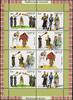 Briefmarken Tadschikistan Tajikistan Trachten Trad. Costumes Musik Music Kleinbogen MNH -