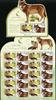 Briefmarken Korea Süd 2015 Wölfe Wolves Canis Lupus Wildtiere Animals 3063-64 Block 757 MNH -