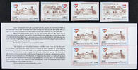 Briefmarken Vietnam Cuhbah Gemeinschaftsausgabe Architektur A/B & Markenheft MNH -