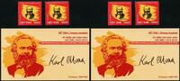 Briefmarken Vietnam Karl Marx Philosoph Ökonom Politik 3760 A & B Plus Markenheft MNH -