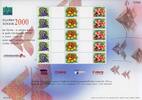 Briefmarken Thailand 2000 Personalisierbarer Kleinbogen Heilpflanzen Neujahr 1964-1966 MNH -
