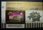 Briefmarken Kambodscha Khmere UPU Weltpostverein Bern Gold Block 59 A Postfrisch MNH -