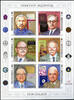 Briefmarken Mongolei 2023 Mongolisten Wissenschaftler Forscher Block Ungezähnt Imperf MNH -