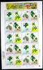Briefmarken Korea Süd 2005 Färbepflanzen Pflanzen Plants IV Blüten 2457-60 Kleinbogen MNH -