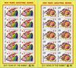 Briefmarken Philippinen 2010 Jahr des Hasen Neujahr Zodiac 4460-4461 Kleinbögen MNH -