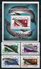 Briefmarken Malediven Maldive 1983 Wale Delphine Whales Dolphins 1013-1016 Block 90 MNH -
