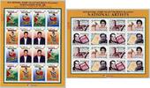Briefmarken Philippinen Briefmarkensammeln Schauspieler Musiker 4433-4436 + 4442-45 MNH -