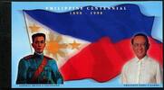 Briefmarken Philippinen Philippines Unabhängigkeit 2905-2909 Markenheft Booklet MNH -