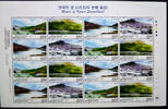 Briefmarken Korea Süd Flüsse Rivers II Landschaften Landscapes 2624-27 Kleinbogen MNH -