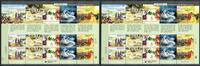 Briefmarken Korea Süd 2012 Königreich Silla Geschichte Pferde Horse 2904-2908 Kleinbogen MNH -