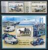 Briefmarken Aserbaidschan Azerbaijan 2013 CEPT Post Fahrzeuge Kutsche 973-974 Block 123 MNH -