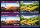 Briefmarken Vietnam Tourismus Berge Reisterrassen Tourism Mountains 3730-3731 A/B MNH -