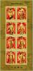 Briefmarken Thailand Block 262 B Die Acht Unsterblichen Schutzpatrone Ungezähnt MNH -