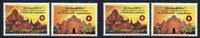 Briefmarken Myanmar Burma 2012 Hist. Architektur Telsom Architecture History 405-406 MNH -