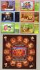 Briefmarken Mongolei Mongolia 2022 Mongolische Cartoons Zeichentrickfiguren MNH -