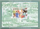 Briefmarken Mongolei Mongolia 2021 Handel Wirtschaft Trade Sector Block U Imperforate MNH -