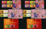 Briefmarken 2017 Hongkong Jahr des Hahnes Year of the Cock Kpl. Neujahr New Year Zodiac MNH