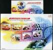 Briefmarken 115-116 n. Chr. Macau Macao 2003 Grand Prix von Macau Rennwagen Motorrräder Block 115-116 MNH
