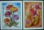 Briefmarken Irak Iraq 1998 Blumen Neujahrsfest Pflanzen Blüten Flowers Block 78-79 MNH -