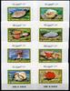 Briefmarken Umm Al-Qiwain Meerestiere Sea Life Seestern Weichtiere 682-89 Blocksatz MNH -