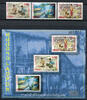 Briefmarken Laos Lao 2010 Dorfleben Folklore Reisdreschen 2151-2153 Block Postfrisch MNH -