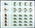 Briefmarken  China PRC 2015-6 Schriftsteller Writers of Ancient China 4661-4666 Bogen MNH