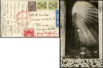 Briefmarken 1002 Zeppelin Japan 1929 Weltrundfahrt Japanische Zeppelin-Karte Si 31 C / RAR