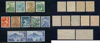 Briefmarken  Japan 1948-1949 Freimarken Berg Berufe 413-421 A + 431 + 441 MNH