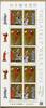 Briefmarken Japan 2023 Woche der Philatelie Gemälde Philately Week Paintings Kleinbogen MNH   