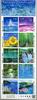 Briefmarken  Japan 2023 Natur II Landschaften Wolken Blumen Wasserfall Küste Felsen MNH