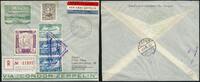 Briefmarken 1429 Zeppelin Paraguay 1933 6. SAF MiF Reko-Brief Pforzheim Deutschland Si 231 /