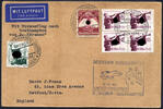 Briefmarken Katapult Dt. Reich Dampfer Bremen Seepost England 218 c Catapult / 907 -