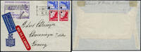 Briefmarken Katapult Dt. Reich Brief Dampfer Bremen Seepostaufgabe 210c Catapult / 639 -