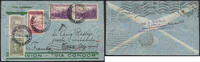 Briefmarken Katapult Argentinien Brief Buenos Aires Marseille Nizza Catapult / 406 -