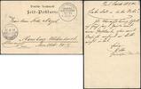 Briefmarken 1900 DP China Boxeraufstand MSP 71 2. Transportstaffel Port Said Hamburg BPP/558