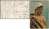 Briefmarken 1918 Dt. Militärmission Türkei Jildirim AK Adana Tarnstempel nach Schlesien / 59