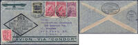 Briefmarken 1931 DO-X Brasilien Brief MiF Rio 4.8.31 New York USA Harms 45 c DOX/ 973