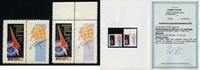 Briefmarken Space Raumfahrt Russia Sowjetunion 2587 a/b C Line Perforation 12,5 MNH 967 -