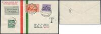 Briefmarken 1931 Vatikan Erstflugbrief First Flight Cover FFC MiF Italien Rom Malta Tax/ 844