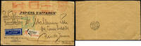 Briefmarken 1934 Katapult Niederlande Weihnachtsflug Schwerer Reko-Brief Rio Catapult / 290