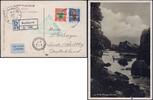 Briefmarken Zeppelin Island 1931 Islandfahrt Reko-AK 1 Kr + 30 Aur Si 114 B /  1716 