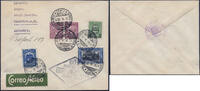 Briefmarken 1931 DO-X Kolumbien Brief SCADTA Cali Rio de Janeiro Konstanz Harms 33 a DOX/974