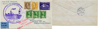Briefmarken 1101 Katapult 1932 USA Brief Seepost Deutschland Catapult H 104 b /