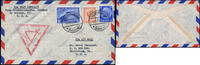 Briefmarken Zeppelin Dt. Reich Chicagofahrt über Chicago Harrisburg USA Si 238 Bca/2423 -