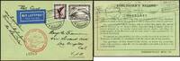 Briefmarken 5 RM Zeppelin Dt. Reich 1930 SAF Karte Friedrichshafen Sevilla USA  Si 57 I /1498