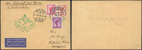 Briefmarken Zeppelin Dt. Reich Schweizfahrt Bordpost6 Abwurf Bern PK Si 222 Ab / 2244 -